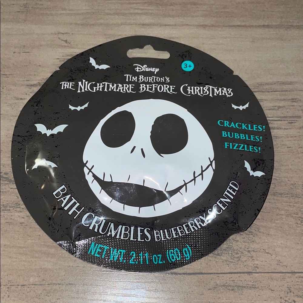 Disney NBC Jack Skellington Bath Crumbles – Blueberry Scent